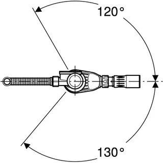 Geberit Badewanne-Ablauf, mit PushControl d52 L:60cm, mit Fertigbauset, DN40/50, chrg – Bild 4