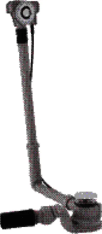 Geberit Badewanne-Ablauf, mit PushControl d52 L:60cm, mit Fertigbauset, DN40/50, chrg