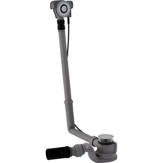 Geberit Badewanne-Ablauf, mit PushControl d52 L:60cm, mit Fertigbauset, DN40/50, chrg – Bild 2