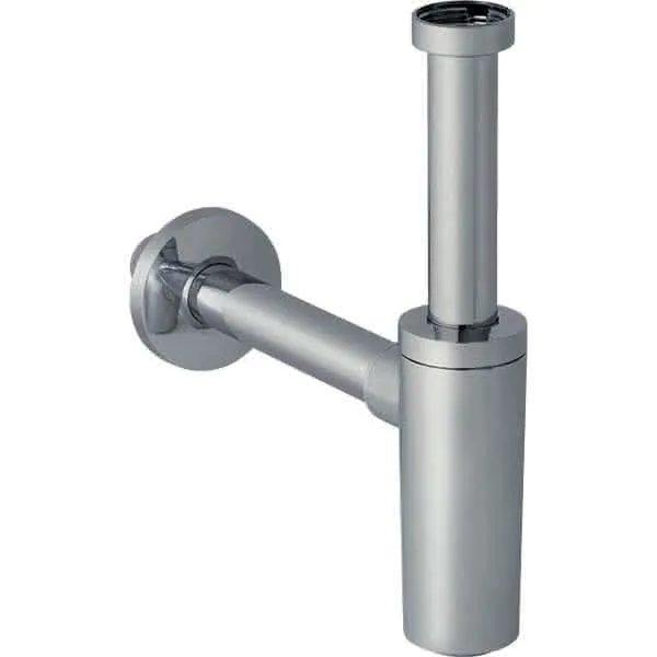 Geberit Tauchrohrgeruchsverschluss für Waschtisch Abg. horiz., d32, G1 1/4, chrg, Handel