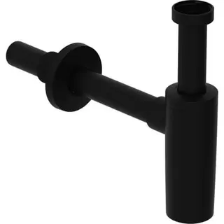 GE Tauchrohrsiphon für WT, Abg. horiz. 1 1/4 x 40, schwarz matt
