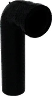 Geberit Anschlussbogen 90Gr mit Steckmuffe d56 – Bild 2