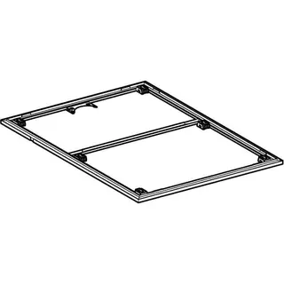 Geberit Installationsrahmen für Setaplano DFl über 100cm, für 6 Füße, 80 x 170 cm – Bild 3