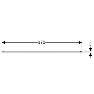 Geberit Installationsrahmen für Setaplano DFl über 100cm, für 6 Füße, 80 x 170 cm – Bild 5
