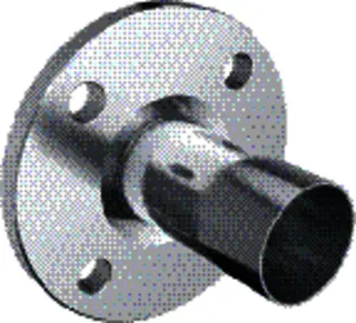 GE Mapress C-Stahl Flansch PN 10/16 mit Einschubende d22