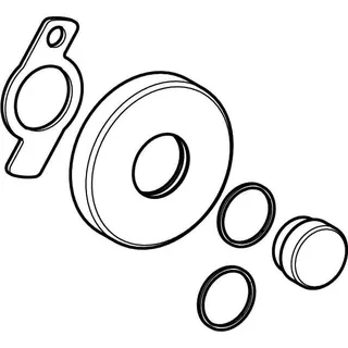 Geberit Set Abdeckrosette, zu UP-Kugelhahn DN1=8 / 12 / 15 / 20 hochglanz-verchromt – Bild 3