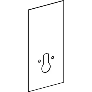 Frontverkleidung für Geberit Monolith für Wand-WC 101cm lava/Glas – Bild 3
