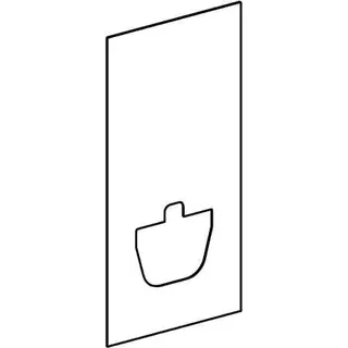 Frontverkleidung für Geberit Monolith f. WWC 101cm Schieferoptik 18/23cm – Bild 3