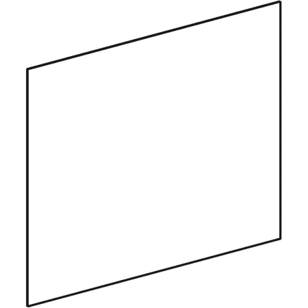 Geberit Schubladenfront f. Unterschrank f. Waschtisch Breite 75 cm, Acanto, weiß