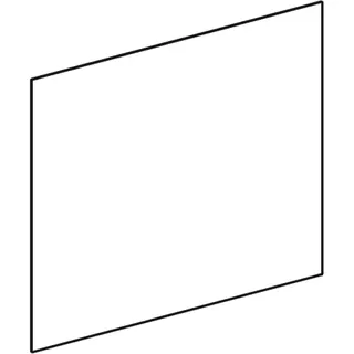 Geberit Schubladenfront f. Unterschrank f. Waschtisch Breite 75 cm, Acanto, weiß