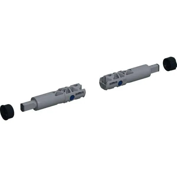 Geberit Set EasyMount-Scharniere für WC-Sitz Absenkautomatik, QuickRelease mechanisch