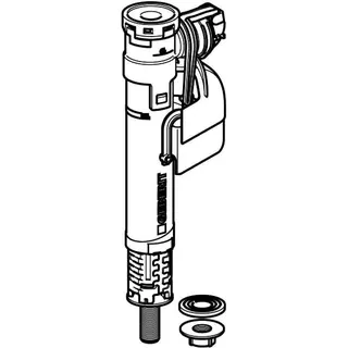 Geberit Typ 360 Füllventil WA unten 3/8", Nippel aus Messing – Bild 3