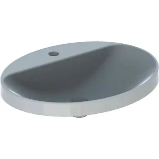 Geberit VariForm Einbauwaschtisch, oval mit HLB, 60x48cm, ohne Überlauf, weiß, KeraTect – Bild 2