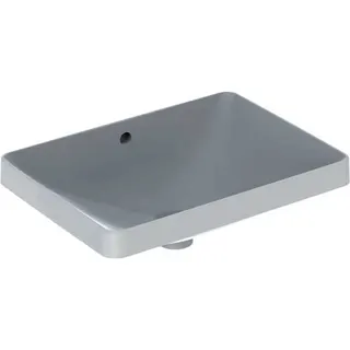 Geberit VariForm Einbauwaschtisch, rechteckig 55x40cm, o. Hl, mit Überlauf, weiß, KeraTect – Bild 2
