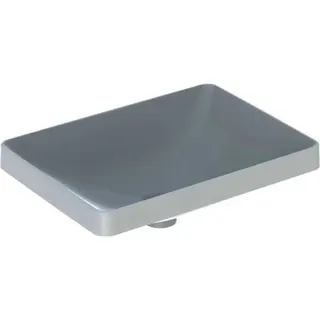 Geberit VariForm Einbauwaschtisch, rechteckig 55x40cm, o. Hl, ohne Überlauf, weiß, KeraTect