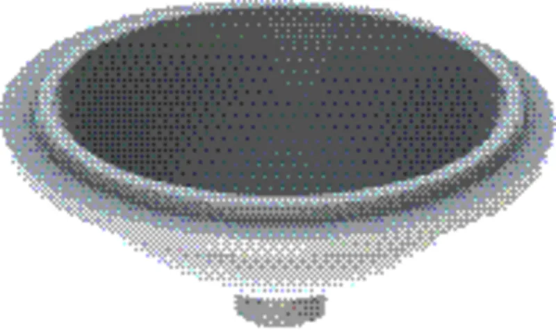 Geberit VariForm Unterbauwaschtisch, rund d:40,5cm, o. Hl, ohne Überlauf, glasiert, weiß