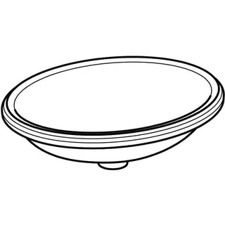 Geberit VariForm Unterbauwaschtisch, oval 56x46cm, o. Hl, ohne Überlauf, weiß, KeraTect – Bild 4