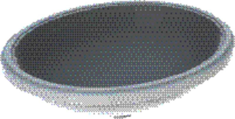 Geberit VariForm Unterbauwaschtisch, oval 56x46cm, o. Hl, ohne Überlauf, glasiert/weiß