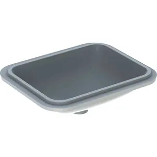 Geberit VariForm Unterbau-Waschtisch, rechteckig 53x44cm, o. Hl, ohne Überlauf, weiß, KeraTect