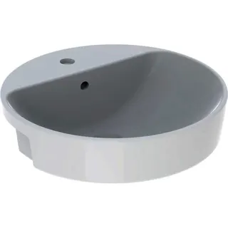 Geberit VariForm Halbeinbauwaschtisch, rund d: 50cm, m. Hl, mit Überlauf, weiß, KeraTect – Bild 2