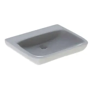Geberit Renova Comfort Waschtisch barrierefrei 65x55cm, ohne Hahnloch, ohne Überlauf, weiß – Bild 2