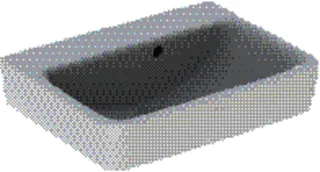 GE Renova Plan Handwaschbecken, 50x38cm o. Hl., m. Ül., weiß, KeraTect