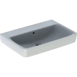 Geberit Renova Plan Waschtisch, 70x48cm ohne Hahnloch, mit Überlauf, weiß – Bild 2