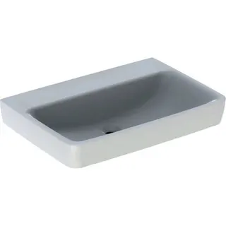 Geberit Renova Plan Waschtisch, 70x48cm ohne Hahnloch, ohne Überlauf, weiß – Bild 2