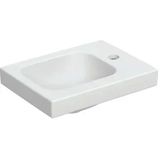 Geberit iCon Light Handwaschbecken 38x28cm m. Hahnloch rechts, ohne Überlauf, weiß matt – Bild 2