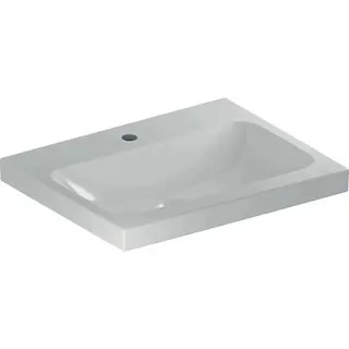 Geberit iCon Light Waschtisch 60x48cm mit Hahnloch, ohne Ül., weiß, KeraTect – Bild 2