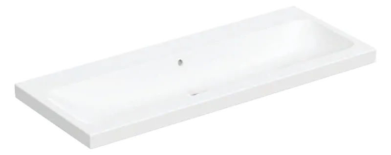 Geberit iCon Light Waschtisch 120x48cm ohne Hahnloch, mit Ül., weiß, KeraTect