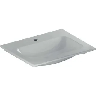 Geberit iCon Möbelwaschtisch 60x48cm mit Hahnloch, ohne Überlauf, weiß – Bild 2