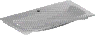 Geberit iCon Möbelwaschtisch 90x48cm mit Hahnloch, ohne Überlauf, weiß