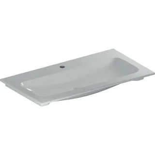 Geberit iCon Möbelwaschtisch 90x48cm mit Hahnloch, ohne Überlauf, weiß – Bild 2