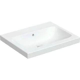 Geberit iCon Light Aufsatzwaschtisch 60x48cm ohne Hahnloch, mit Überlauf, weiß – Bild 2