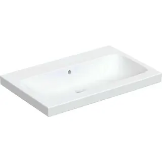 Geberit iCon Light Aufsatzwaschtisch 75x48cm ohne Hahnloch, mit Überlauf, weiß – Bild 2