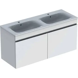GE Renova Plan Set DMWT m. US, 2 Schubl. 130x62,2x48cm, weiß hgl./KeraTect