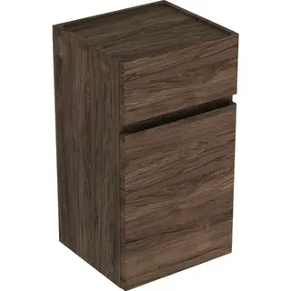 Geberit Renova Plan Seitenschrank m. 1 Tür 1 Schubl., 39x70x36cm, Nussbaum hickory – Bild 2