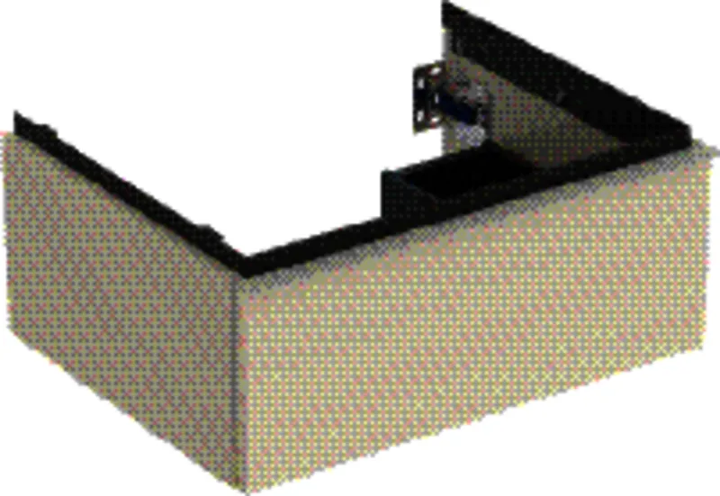 Geberit iCon Unterschrank für Waschtisch, 1 Schubl. 59,2x24,7x47,6cm, sandgrau