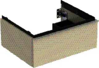 GE iCon Unterschrank für WT, 1 Schubl. 59,2x24,7x47,6cm, sandgrau