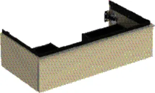 GE iCon Unterschrank für WT, 1 Schubl. 88,8x24,7x47,6cm, sandgrau