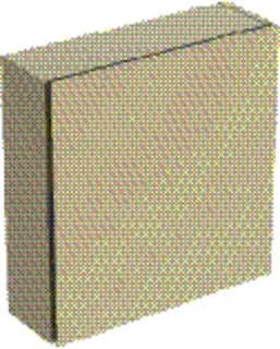Geberit Hängeschrank quadratisch, 1 Tür 45x46,7x15cm, sandgrau matt