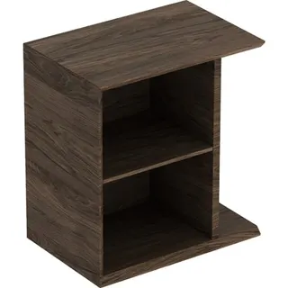 Geberit iCon Seitenelement wandhängend 37x40x24,5cm, Nussbaum hickory – Bild 3