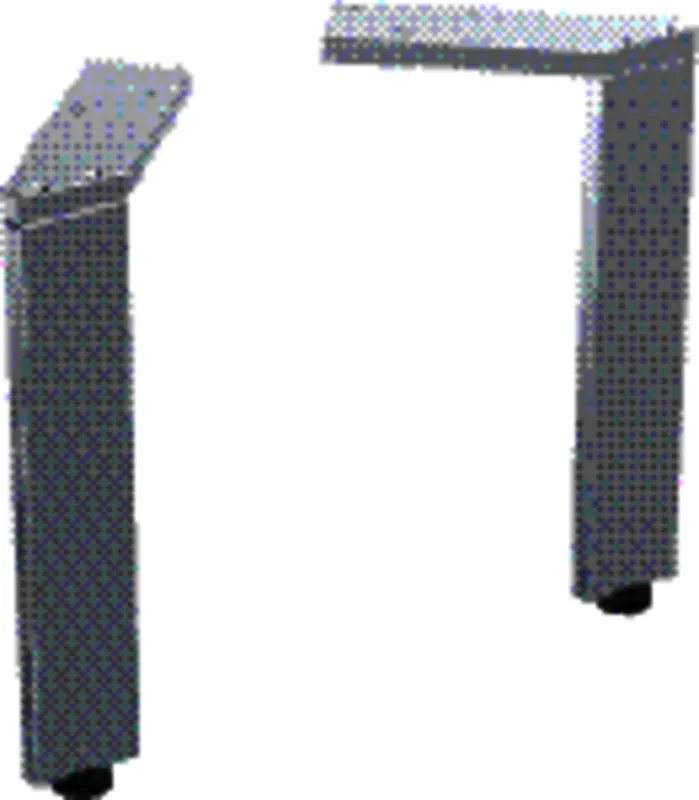 Geberit Set Füße, H:21,7cm hochglanz verchromt (2 St.)