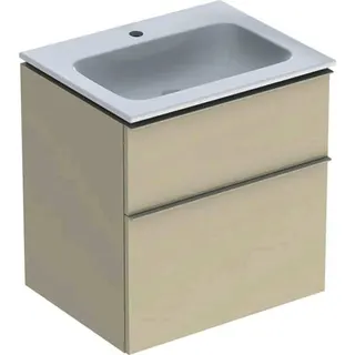 Geberit iCon Set MWT m. US, 2 Schubl. 60x63x48cm, sandgrau – Bild 2