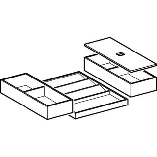 Geberit Set Schubladeneinsatz, B:60 für obere Schublade – Bild 4