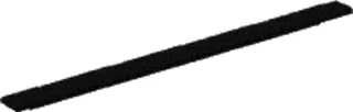 GE Griff, B:45cm schwarz matt