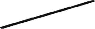 Geberit Griff, B:120cm schwarz matt