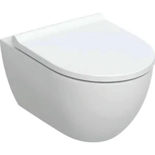 Wand-Tiefspül-WC Set, spülrandlos, A23 design4YOU 2.0, weiß, Sitz m. Absenkaut.