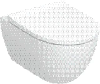 Wand-Tiefspül-WC Set, spülrandlos, A23 design4YOU 2.0, weiß, Sitz m. Absenkaut. – Bild 2